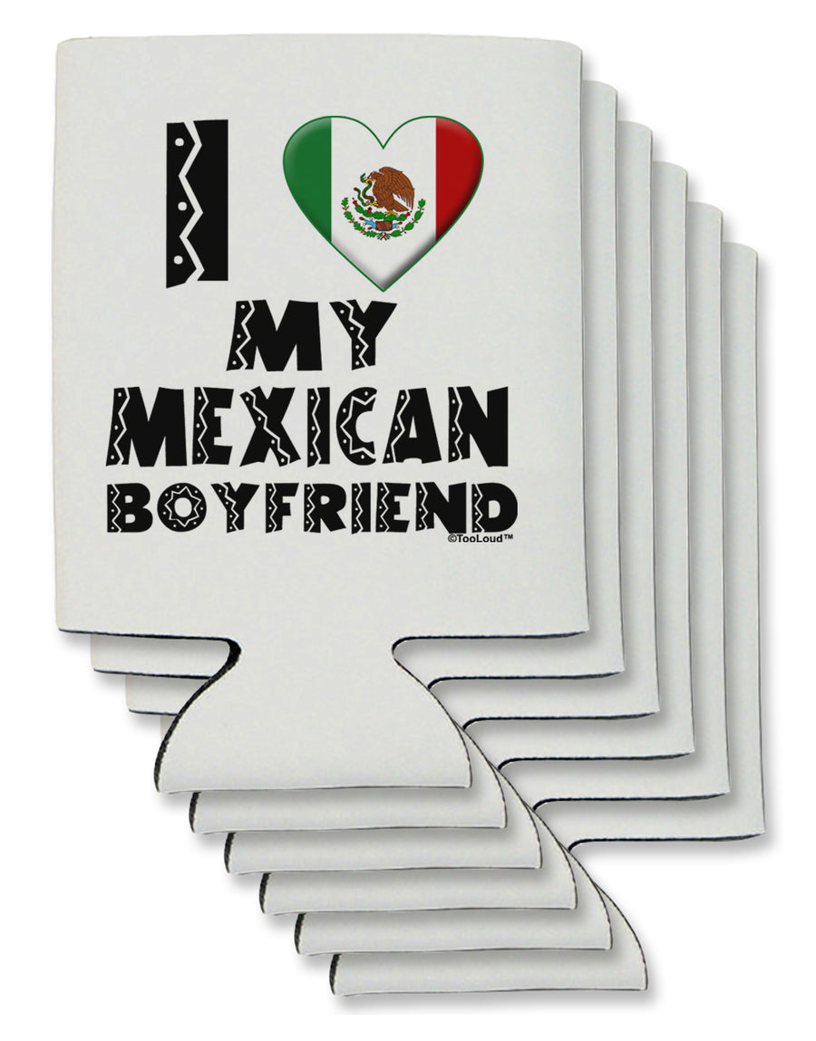 I Heart My Mexican Boyfriend Can / Bottle Insulator Coolers by TooLoud-Can Coolie-TooLoud-1-Davson Sales