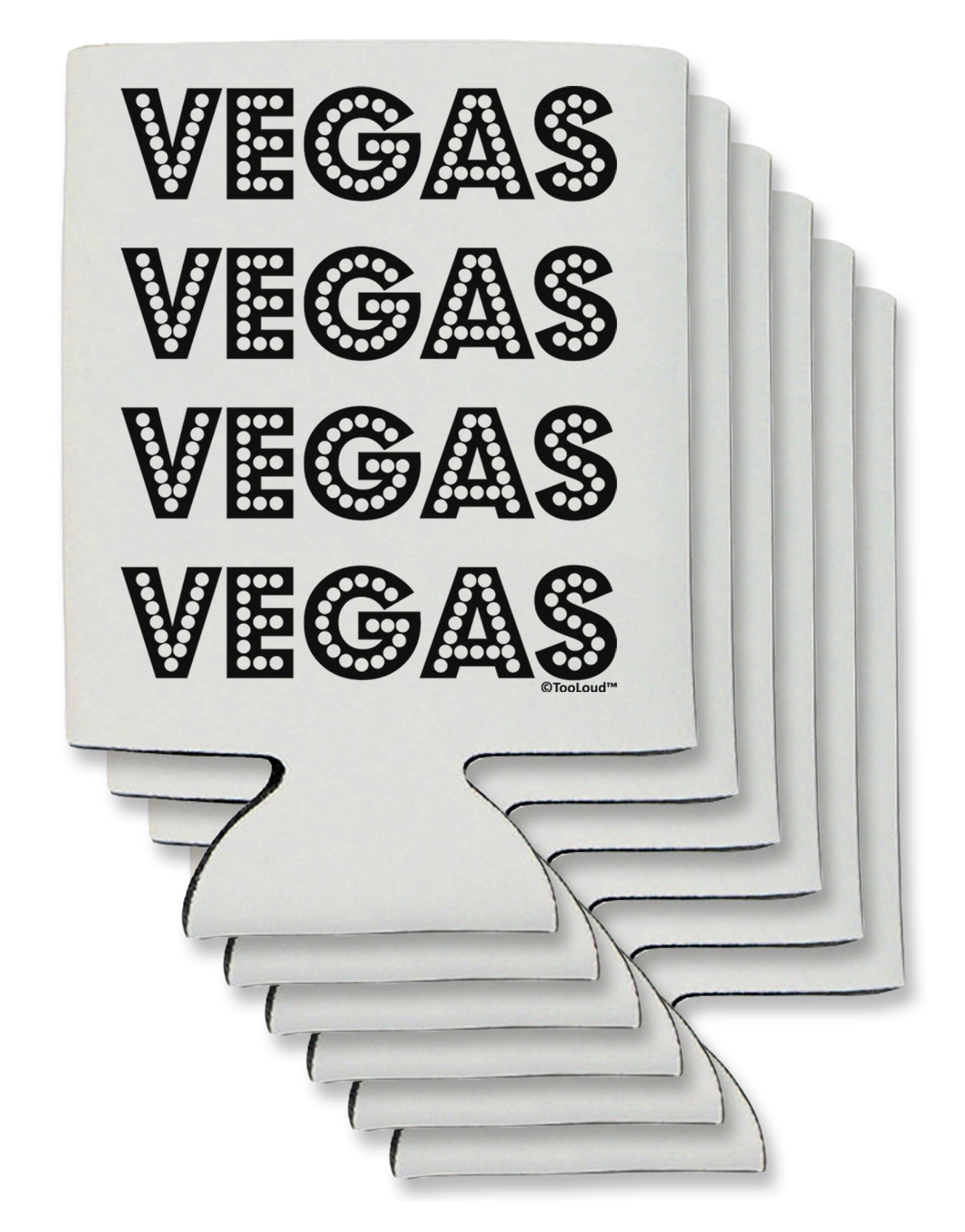 Vegas - Vegas Style Show Lights Can / Bottle Insulator Coolers by TooLoud-Can Coolie-TooLoud-6-Davson Sales