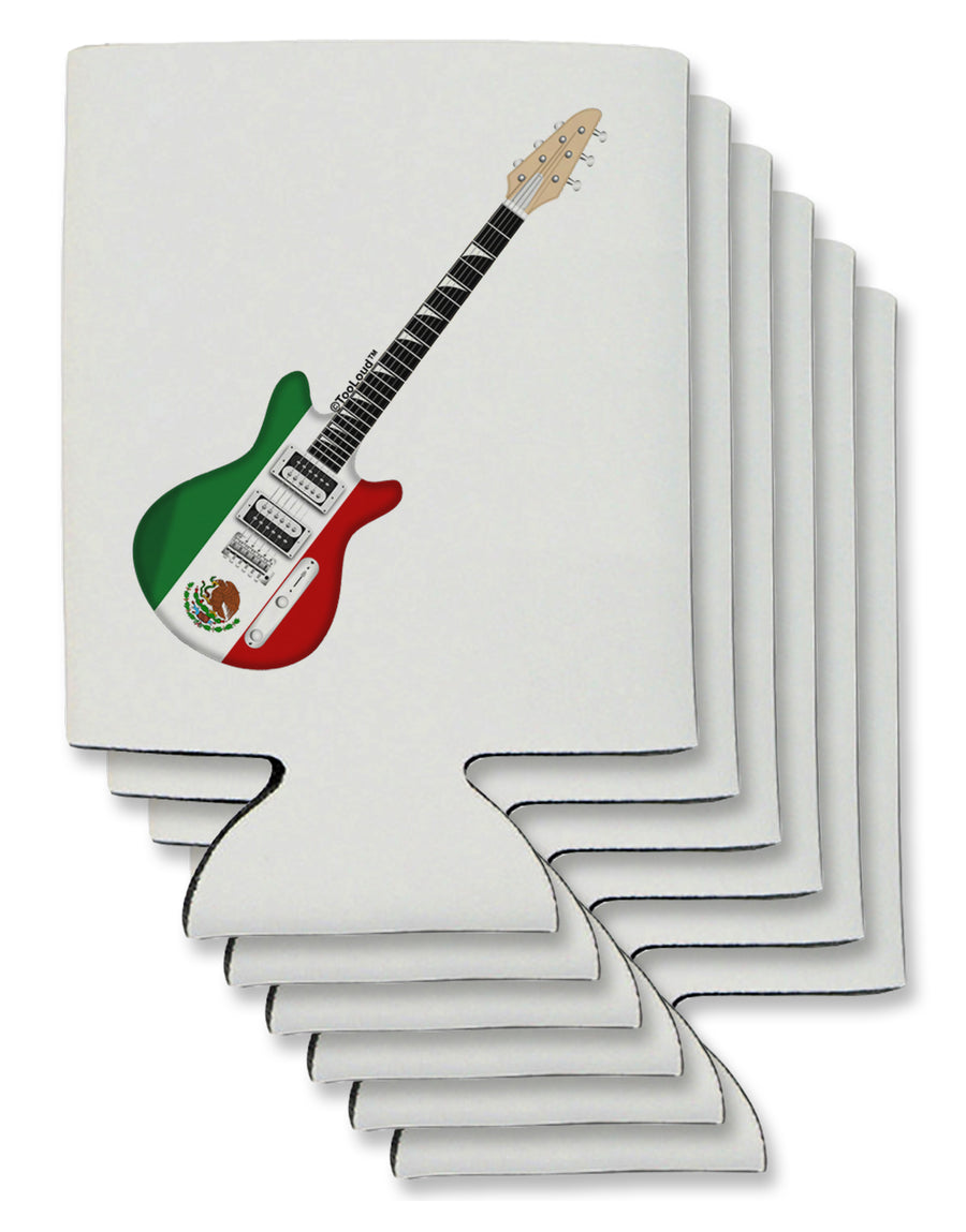 Mexican Flag Guitar Design Can / Bottle Insulator Coolers by TooLoud-Can Coolie-TooLoud-1-Davson Sales