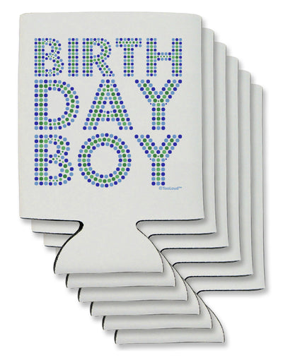 Birthday Boy - Blue and Green Dots Can / Bottle Insulator Coolers by TooLoud-Can Coolie-TooLoud-6-Davson Sales