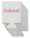 Bridesmaid Design - Diamonds - Color Can / Bottle Insulator Coolers-Can Coolie-TooLoud-6-Davson Sales