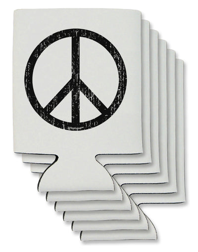 Peace Sign Symbol - Distressed Can / Bottle Insulator Coolers-Can Coolie-TooLoud-6-Davson Sales