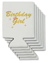 Birthday Girl Text Can / Bottle Insulator Coolers by TooLoud-Can Coolie-TooLoud-6-Davson Sales