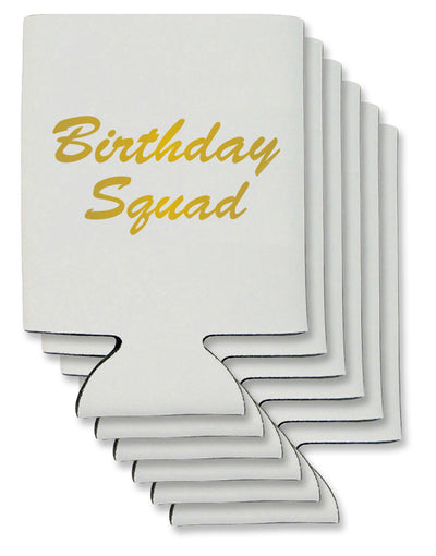 Birthday Squad Text Can / Bottle Insulator Coolers by TooLoud-Can Coolie-TooLoud-6-Davson Sales