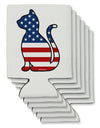 Patriotic Cat Design Can / Bottle Insulator Coolers by TooLoud-Can Coolie-TooLoud-6-Davson Sales