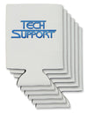 Tech Support Logo Can / Bottle Insulator Coolers by TooLoud-Can Coolie-TooLoud-6-Davson Sales