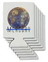 Planet Mercury Text Can / Bottle Insulator Coolers by TooLoud-Can Coolie-TooLoud-6-Davson Sales