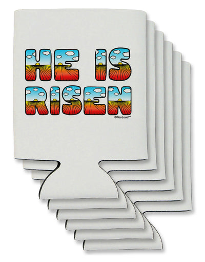 He Is Risen - Easter - Sunrise Letters Can / Bottle Insulator Coolers by TooLoud-Can Coolie-TooLoud-6-Davson Sales