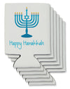 Happy Hanukkah Menorah Can / Bottle Insulator Coolers-Can Coolie-TooLoud-6 Pieces-Davson Sales