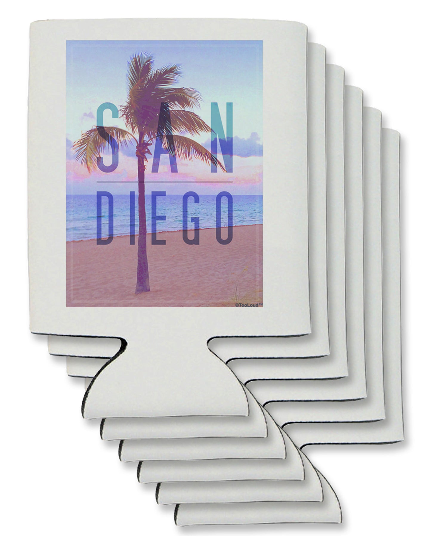 San Diego Beach Filter Can / Bottle Insulator Coolers-Can Coolie-TooLoud-6-Davson Sales