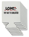 Love - Try Not To Breathe Can / Bottle Insulator Coolers-Can Coolie-TooLoud-6-Davson Sales