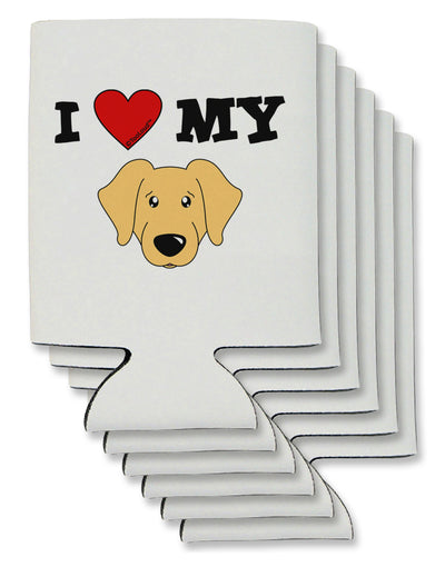 I Heart My - Cute Golden Retriever Dog Can / Bottle Insulator Coolers by TooLoud-Can Coolie-TooLoud-6-Davson Sales