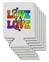 Love Is Love Gay Pride Can / Bottle Insulator Coolers-Can Coolie-TooLoud-6-Davson Sales