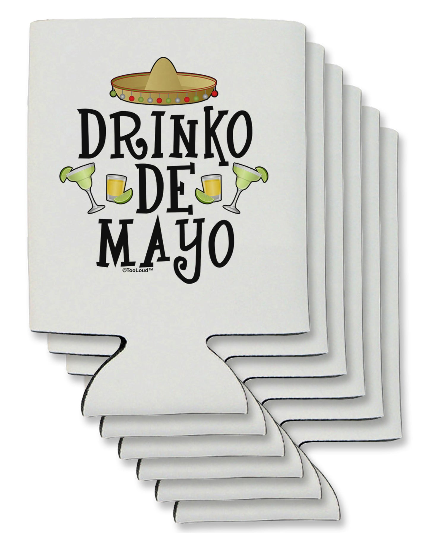 Drinko De Mayo Can / Bottle Insulator Coolers-Can Coolie-TooLoud-6-Davson Sales