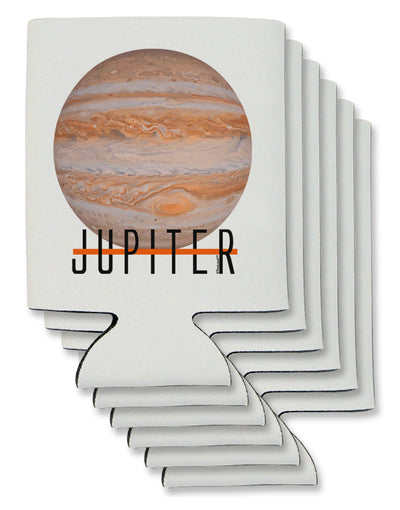 Planet Jupiter Earth Text Can / Bottle Insulator Coolers by TooLoud-Can Coolie-TooLoud-6-Davson Sales