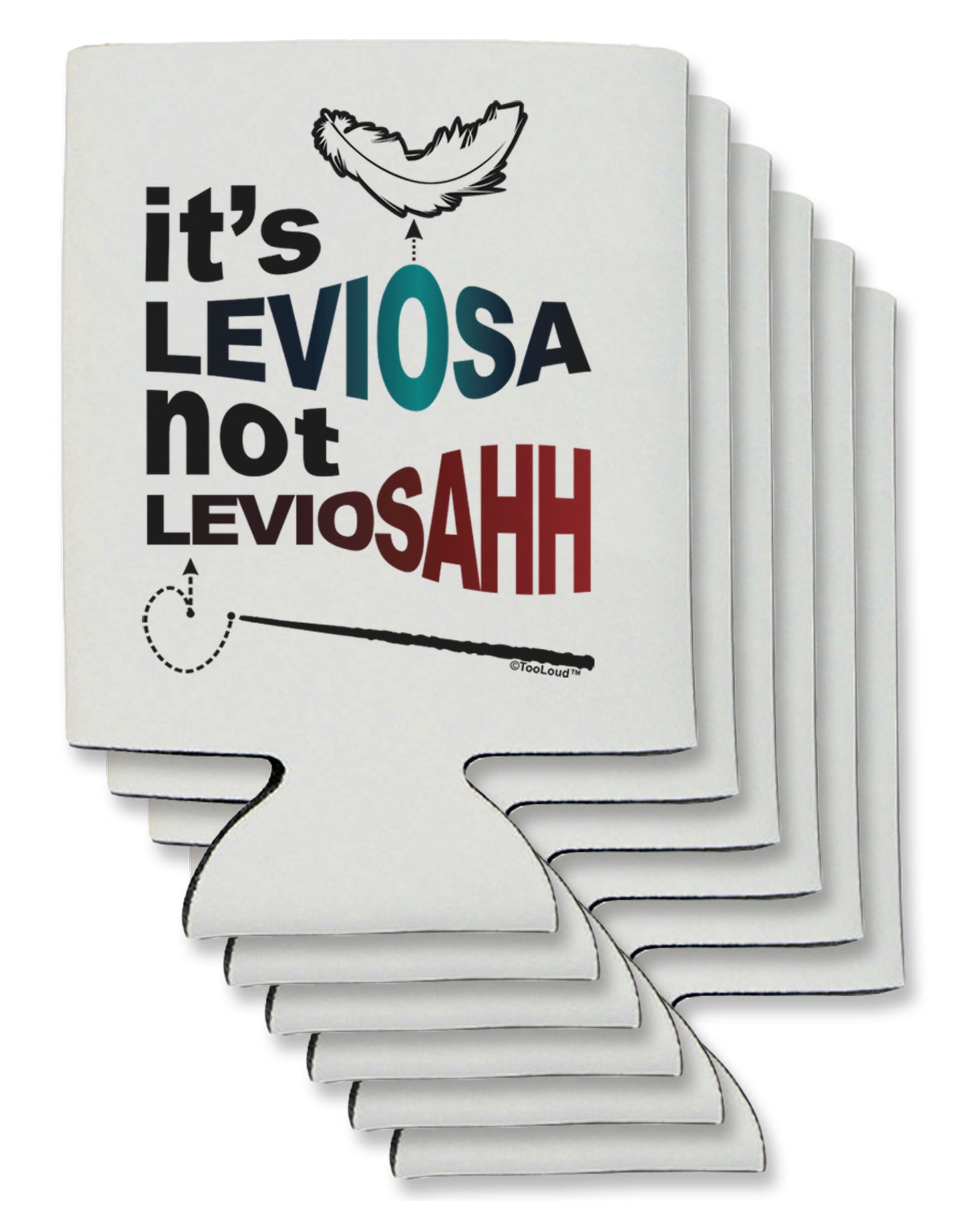 It's LeviOsa not LeviosAHH Can / Bottle Insulator Coolers-Can Coolie-TooLoud-6-Davson Sales