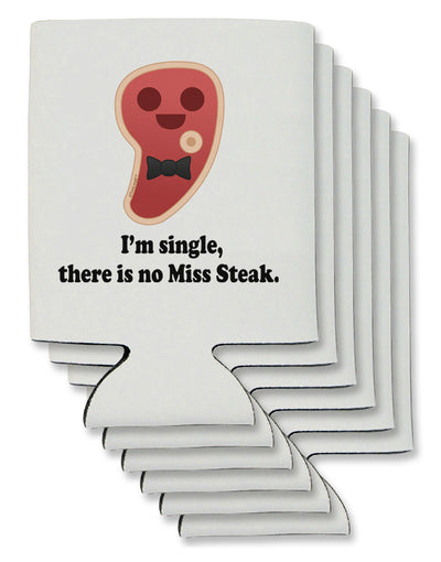 There Is No Miss Steak Can / Bottle Insulator Coolers by TooLoud-Can Coolie-TooLoud-6-Davson Sales