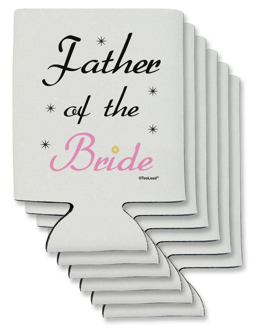 Father of the Bride wedding Can / Bottle Insulator Coolers by TooLoud-Can Coolie-TooLoud-1-Davson Sales