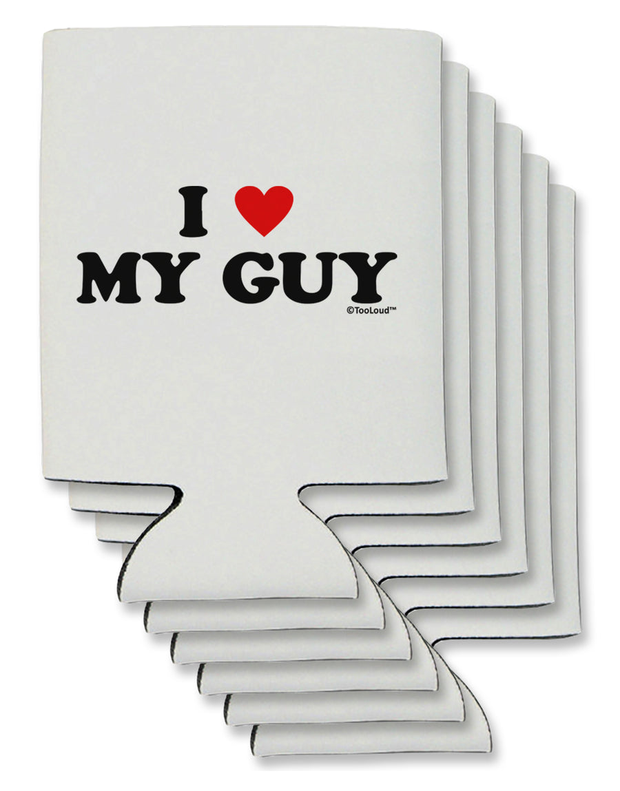 I Heart My Guy Can / Bottle Insulator Coolers by TooLoud-Can Coolie-TooLoud-1-Davson Sales