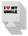 I Heart My Uncle Can / Bottle Insulator Coolers by TooLoud-Can Coolie-TooLoud-6-Davson Sales