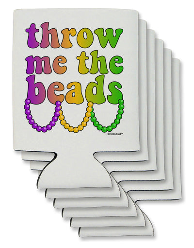 Throw Me The Beads - Mardi Gras Can / Bottle Insulator Coolers by TooLoud-Can Coolie-TooLoud-6-Davson Sales