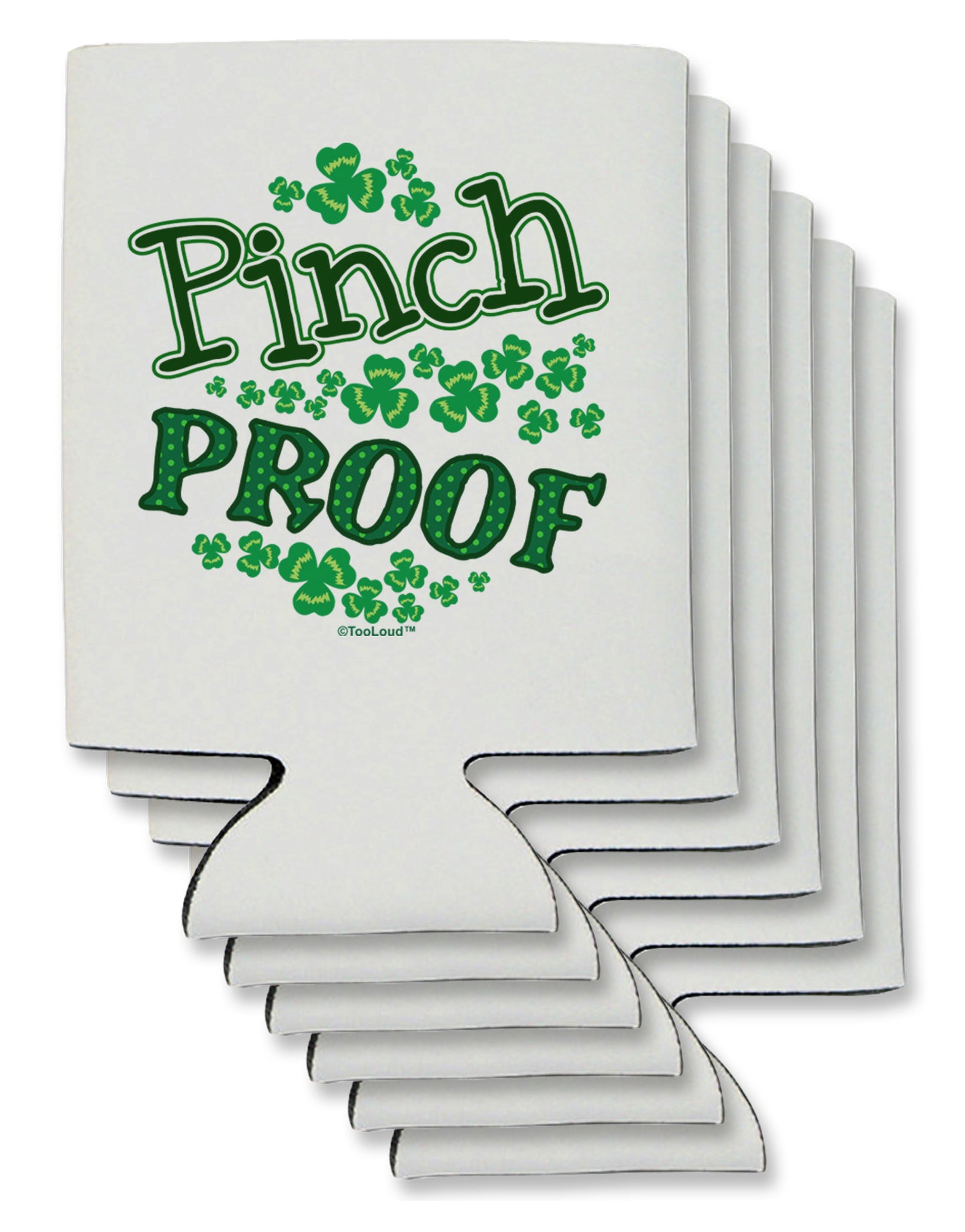 Pinch Proof St Patricks Day Can / Bottle Insulator Coolers-Can Coolie-TooLoud-6-Davson Sales