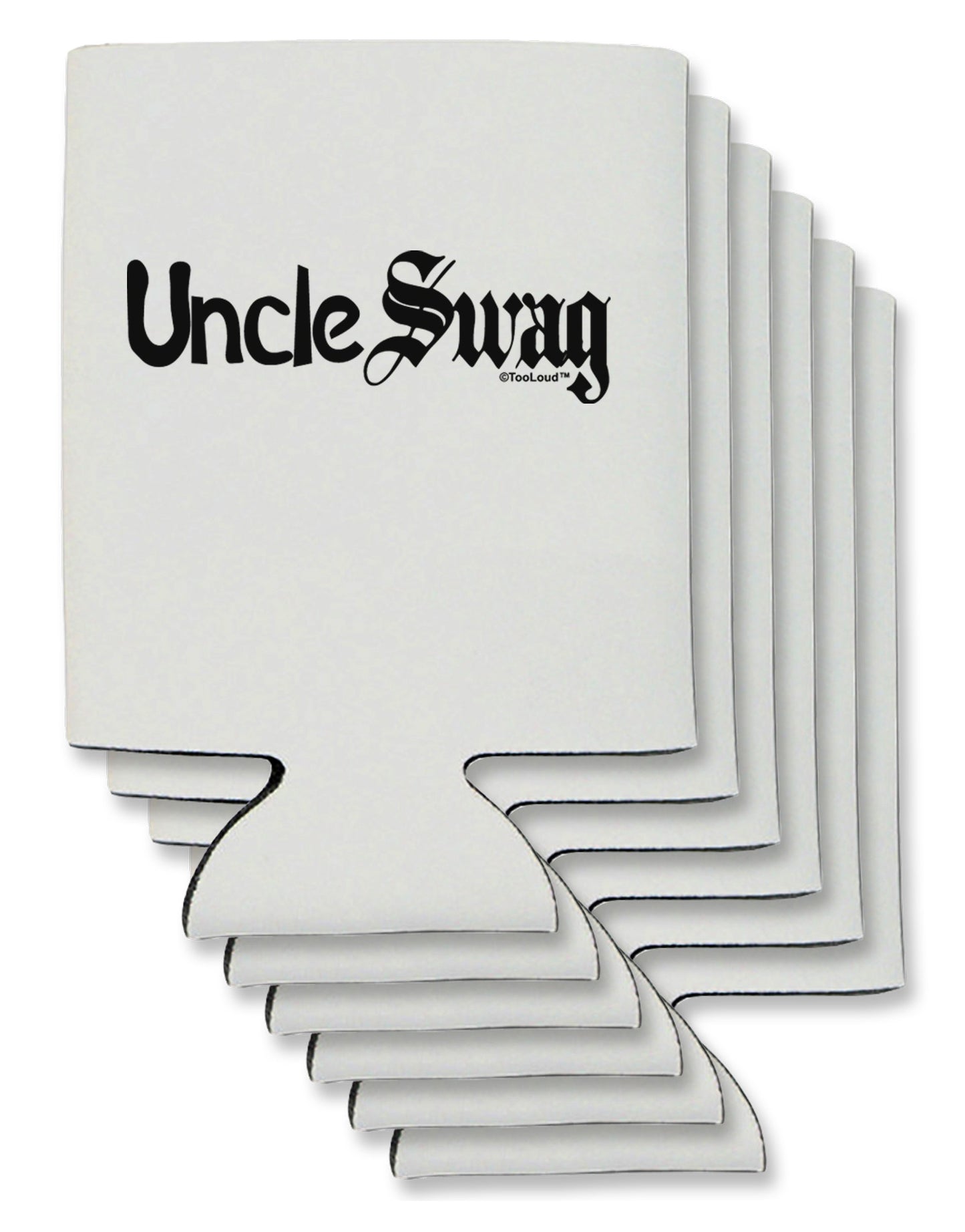 Uncle Swag Text Can / Bottle Insulator Coolers by TooLoud-Can Coolie-TooLoud-6-Davson Sales
