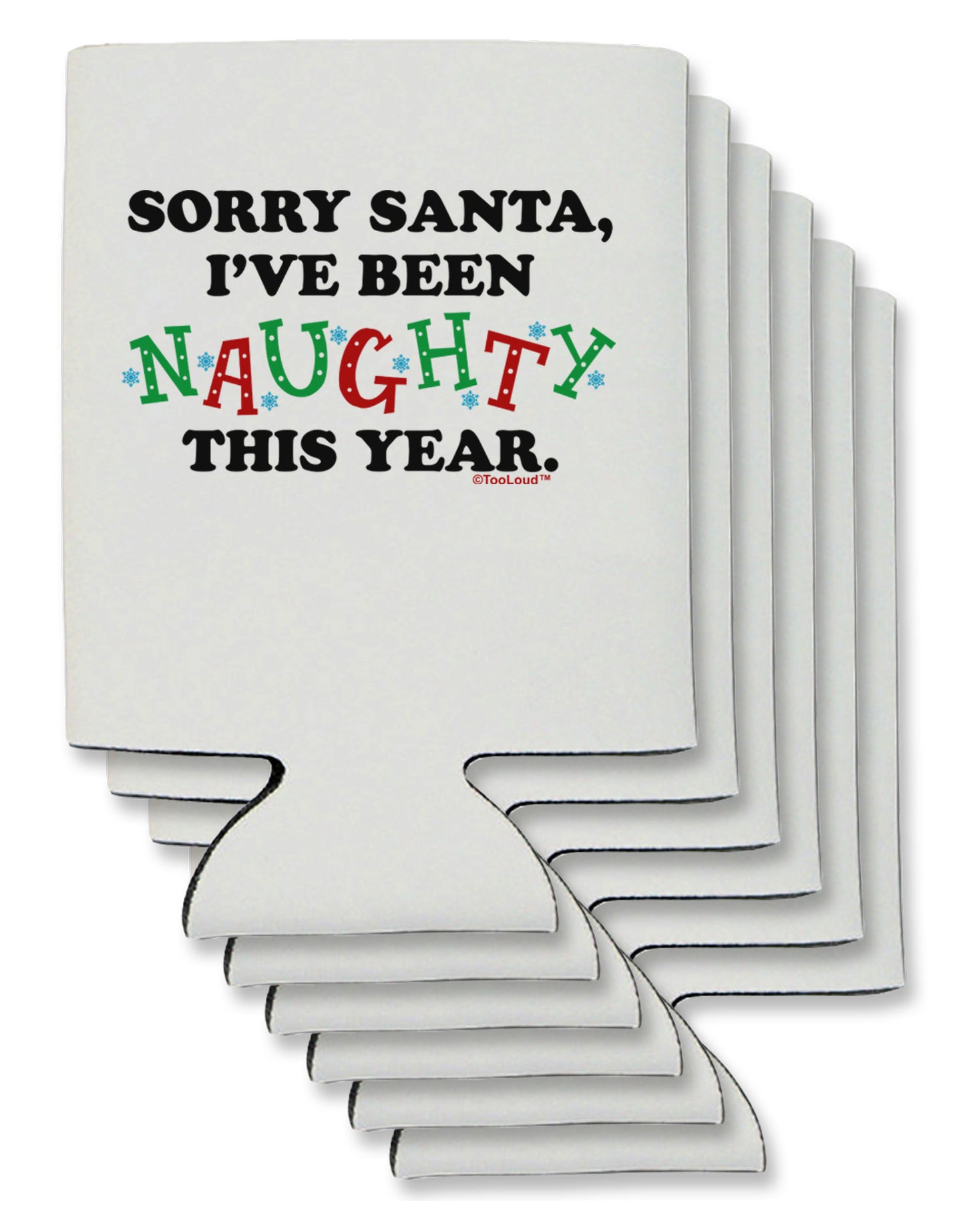 I've Been Naughty This Year Can / Bottle Insulator Coolers-Can Coolie-TooLoud-6-Davson Sales