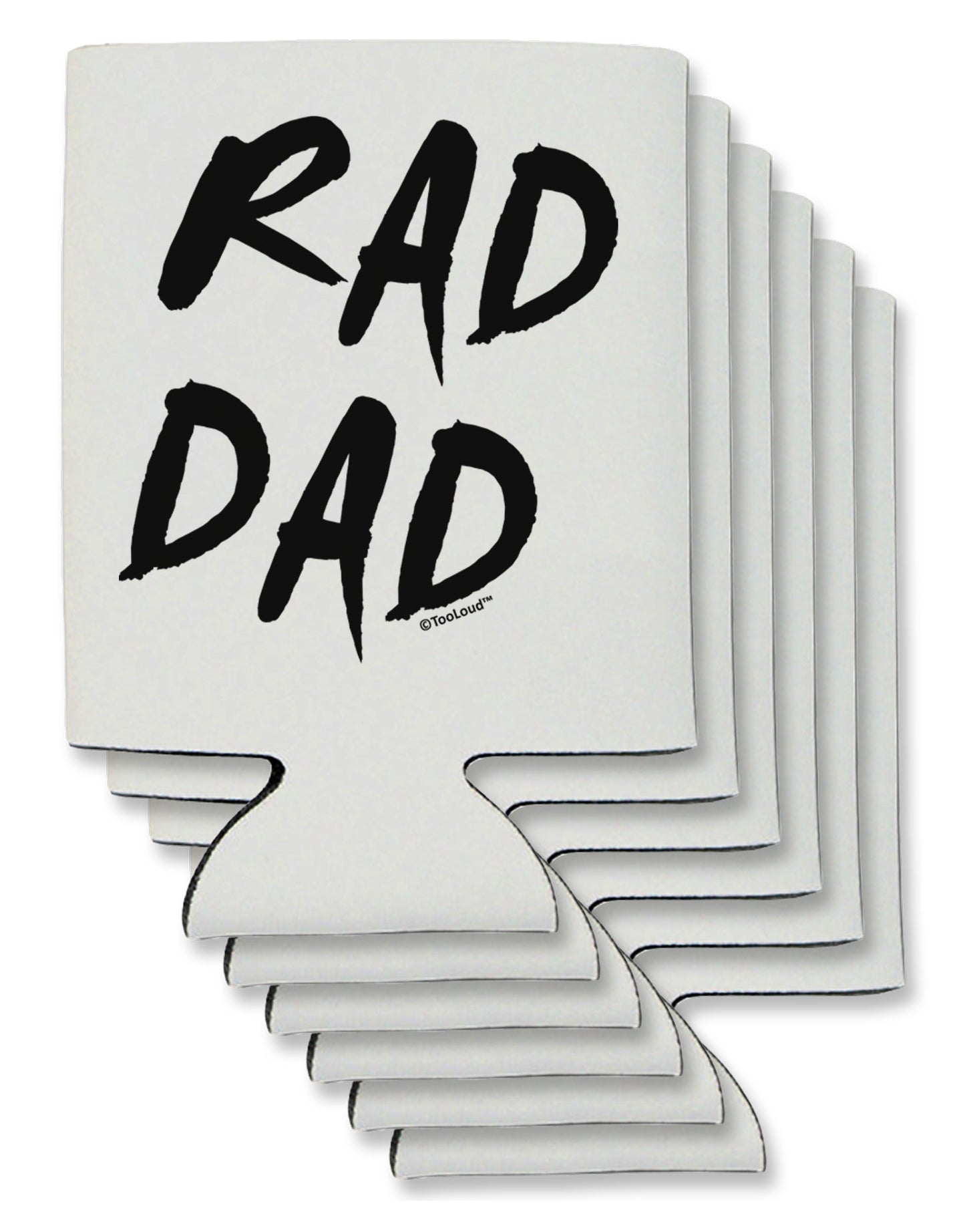 Rad Dad Design Can / Bottle Insulator Coolers-Can Coolie-TooLoud-6-Davson Sales