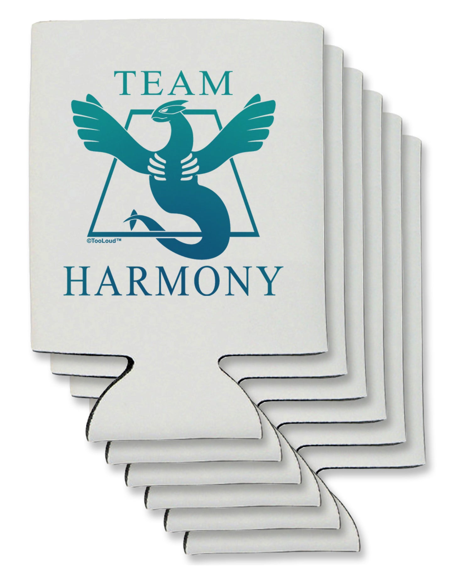 Team Harmony Can / Bottle Insulator Coolers-Can Coolie-TooLoud-6-Davson Sales