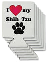 I Heart My Shih Tzu Can / Bottle Insulator Coolers by TooLoud-Can Coolie-TooLoud-6-Davson Sales