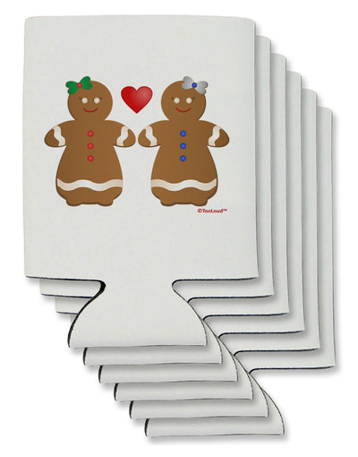 Gingerbread Woman Couple Can / Bottle Insulator Coolers by TooLoud-Can Coolie-TooLoud-6-Davson Sales