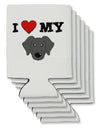 I Heart My - Cute Black Labrador Retriever Dog Can / Bottle Insulator Coolers by TooLoud-Can Coolie-TooLoud-6-Davson Sales