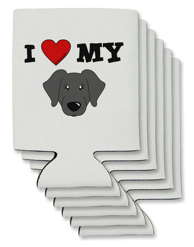 I Heart My - Cute Black Labrador Retriever Dog Can / Bottle Insulator Coolers by TooLoud-Can Coolie-TooLoud-6-Davson Sales