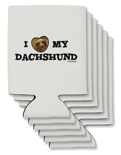 I Heart My Dachshund Can / Bottle Insulator Coolers by TooLoud-Can Coolie-TooLoud-6-Davson Sales