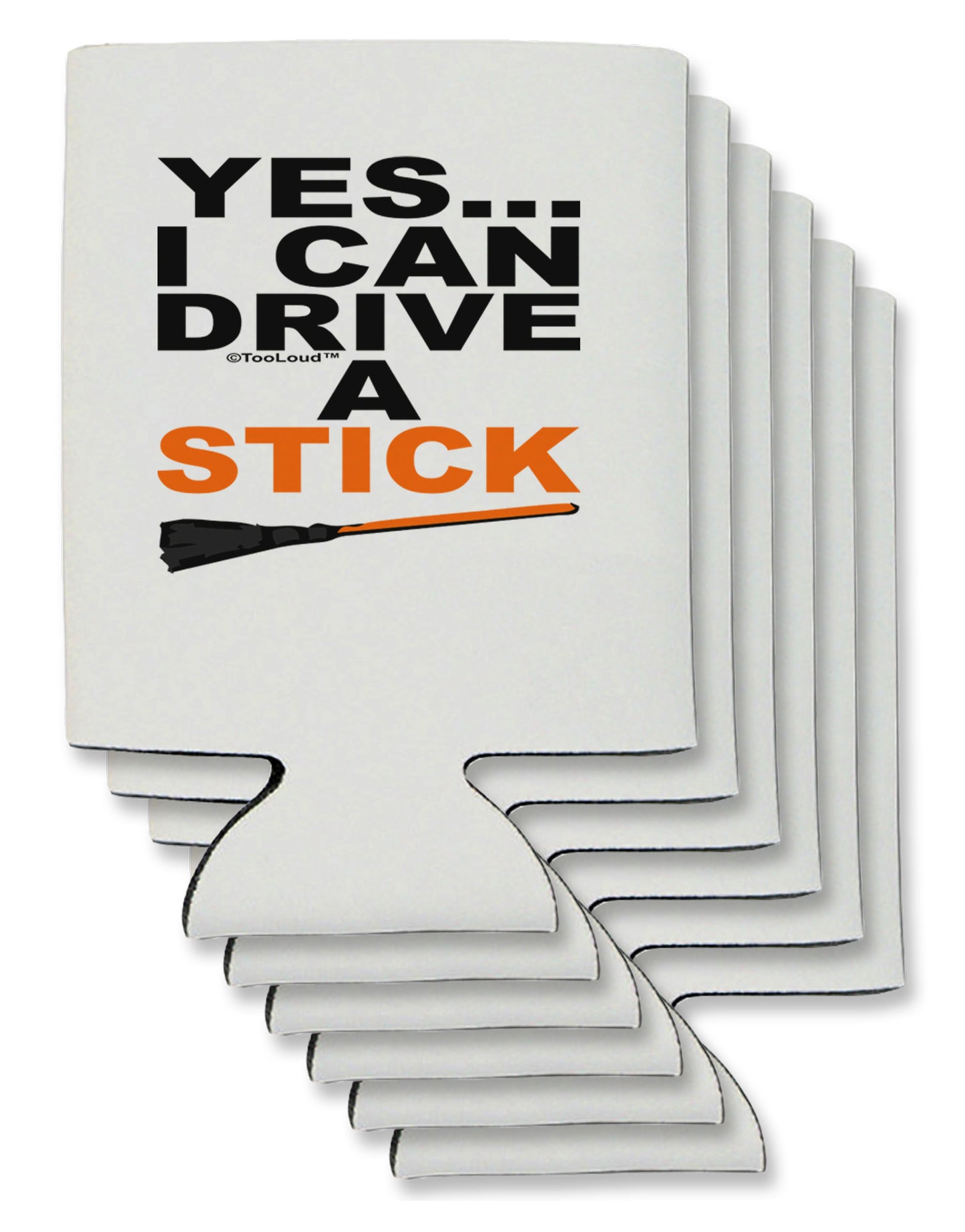 Drive Stick Orange Can / Bottle Insulator Coolers-Can Coolie-TooLoud-6-Davson Sales