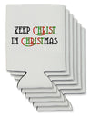 Keep Christ in Christmas Can / Bottle Insulator Coolers-Can Coolie-TooLoud-6 Pieces-Davson Sales