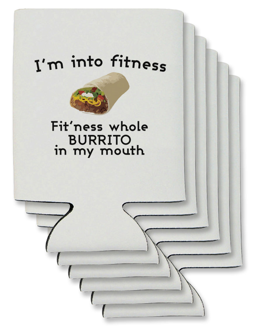 I'm Into Fitness Burrito Funny Can / Bottle Insulator Coolers by TooLoud-Can Coolie-TooLoud-1-Davson Sales