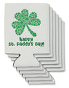 Happy St. Paddy's Day Shamrock Design Can / Bottle Insulator Coolers by TooLoud-Can Coolie-TooLoud-6-Davson Sales