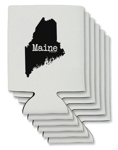 Maine - United States Shape Can / Bottle Insulator Coolers-Can Coolie-TooLoud-6 Pieces-Davson Sales