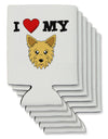 I Heart My - Cute Yorkshire Terrier Yorkie Dog Can / Bottle Insulator Coolers by TooLoud-Can Coolie-TooLoud-6-Davson Sales