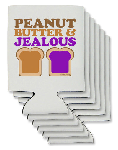 Peanut Butter and Jealous Can / Bottle Insulator Coolers by TooLoud-Can Coolie-TooLoud-6-Davson Sales