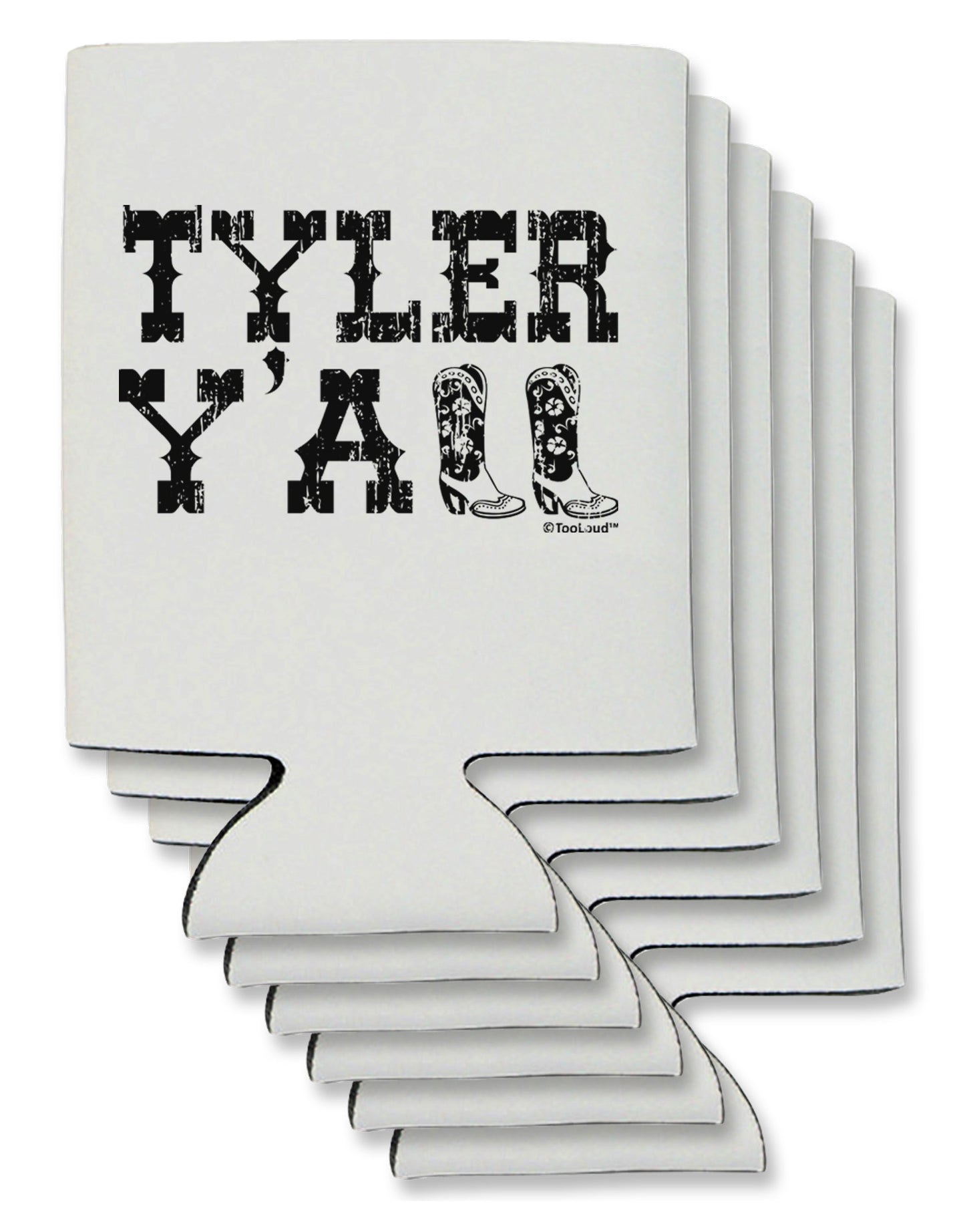 Tyler Y'all - Southwestern Style Can / Bottle Insulator Coolers-Can Coolie-TooLoud-6-Davson Sales