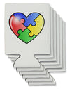 Big Puzzle Heart - Autism Awareness Can / Bottle Insulator Coolers by TooLoud-Can Coolie-TooLoud-6-Davson Sales