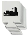 Seattle Skyline with Space Needle Can / Bottle Insulator Coolers by TooLoud-Can Coolie-TooLoud-6-Davson Sales