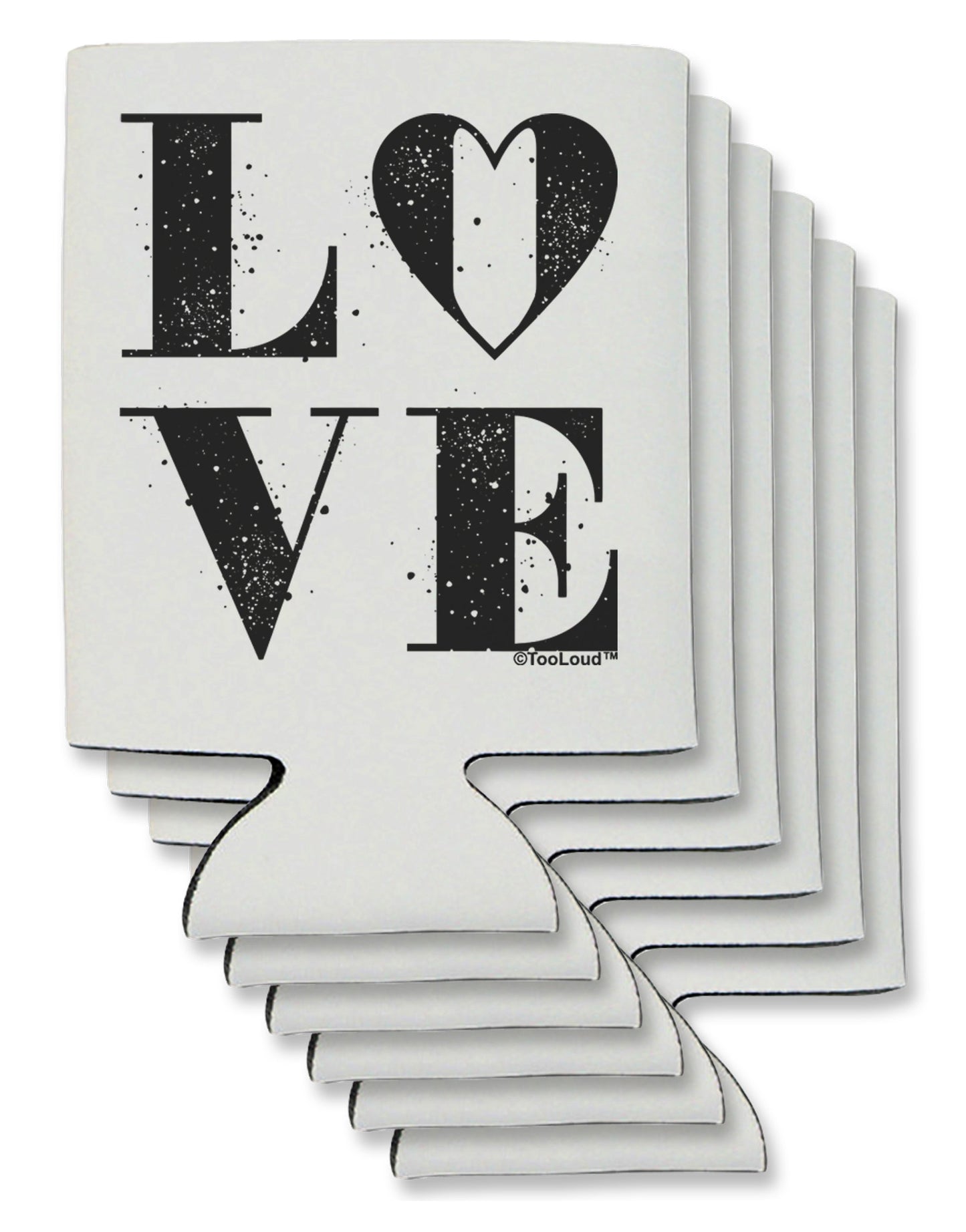 Love Splatter Can / Bottle Insulator Coolers-Can Coolie-TooLoud-6-Davson Sales