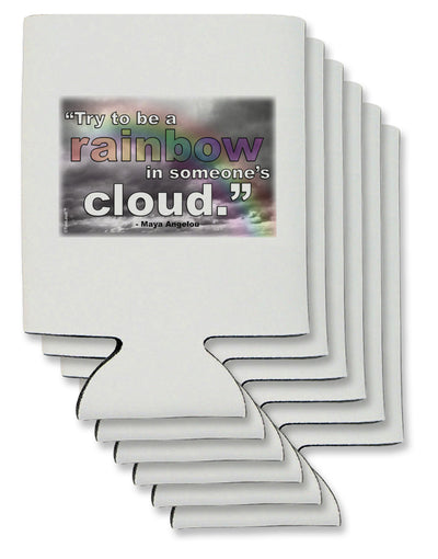 Rainbow in Cloud M Angelou Can / Bottle Insulator Coolers by TooLoud-Can Coolie-TooLoud-6-Davson Sales