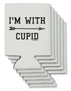 I'm With Cupid - Right Arrow Can / Bottle Insulator Coolers by TooLoud-Can Coolie-TooLoud-6-Davson Sales