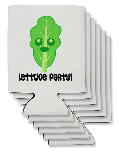 Cute Lettuce - Lettuce Party Can / Bottle Insulator Coolers by TooLoud-Can Coolie-TooLoud-6-Davson Sales