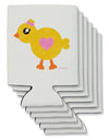 Cute Chick with Bow - Crayon Style Drawing Can / Bottle Insulator Coolers by TooLoud-Can Coolie-TooLoud-6-Davson Sales